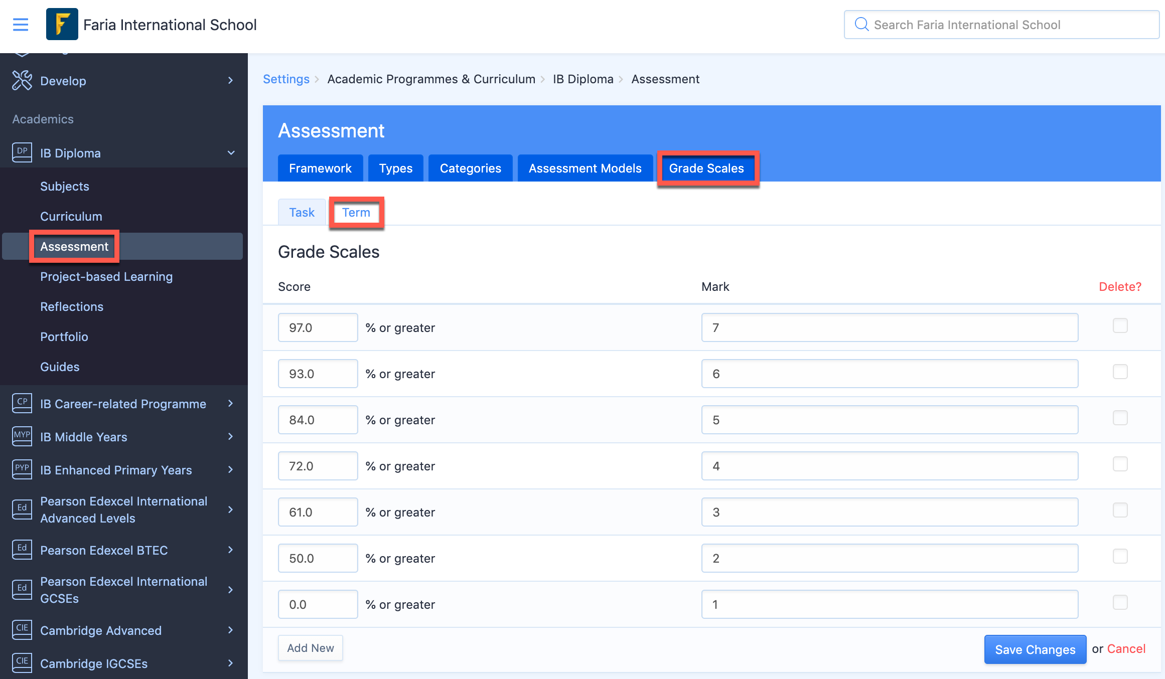 Configuring Gradebook Calculation Options – ManageBac